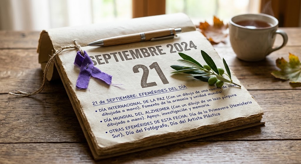 21 de septiembre: Día Internacional de la Paz, Alzheimer y todas las efemérides de esta fecha
