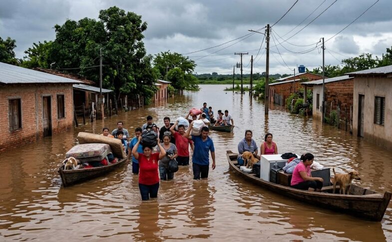 Inundación Paraguay