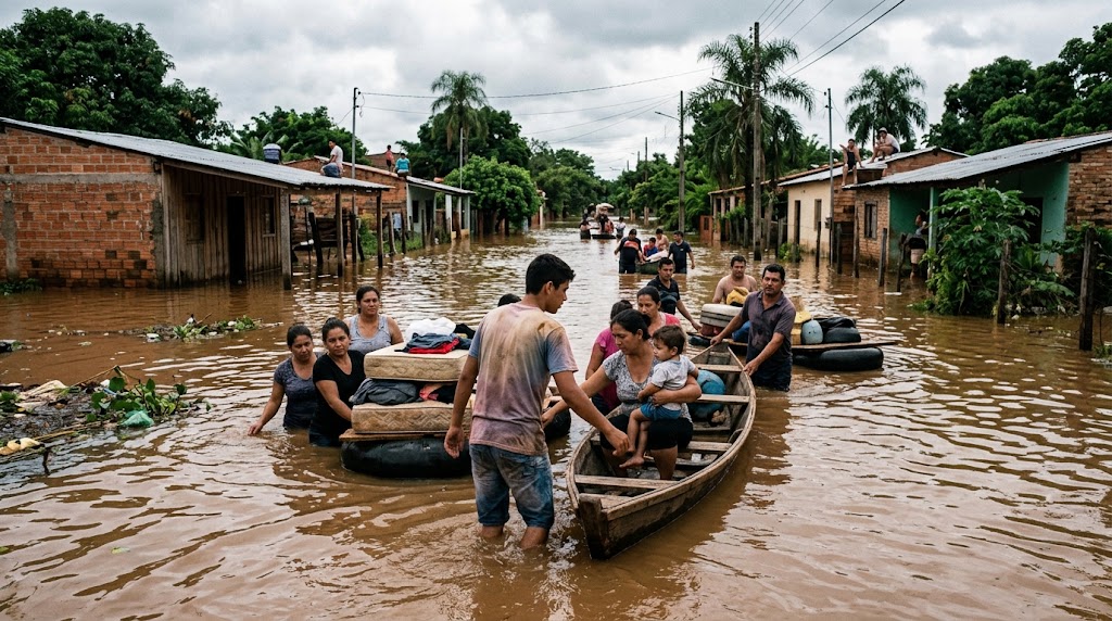 Inundación Paraguay