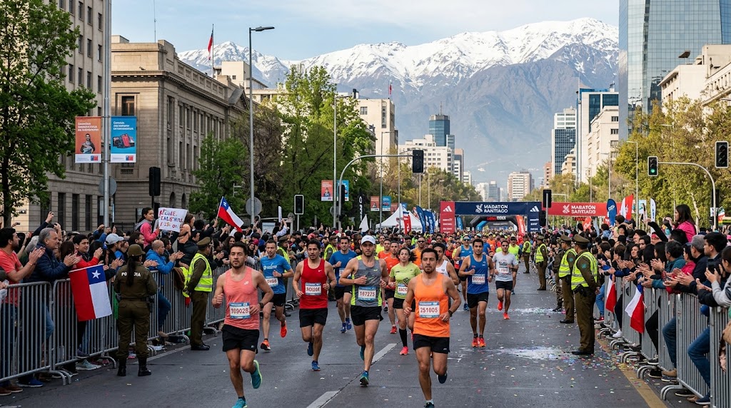 maraton de santiago Chile.