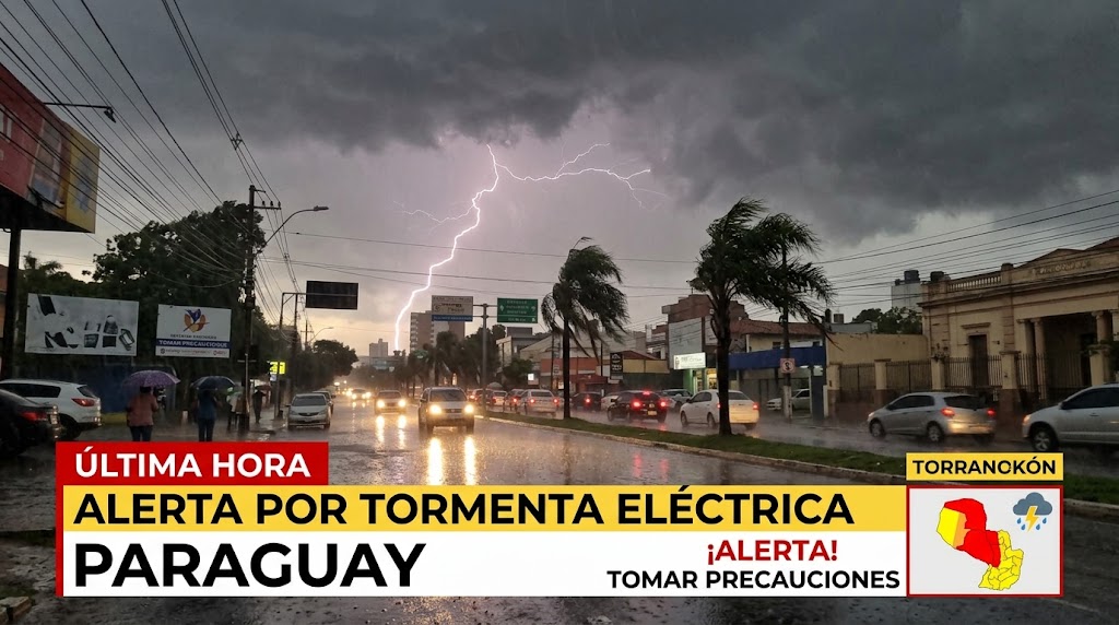 tormenta eléctrica PARAGUAY.