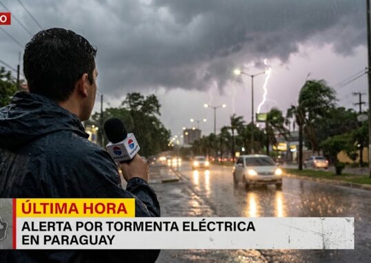 tormenta eléctrica PARAGUAY.
