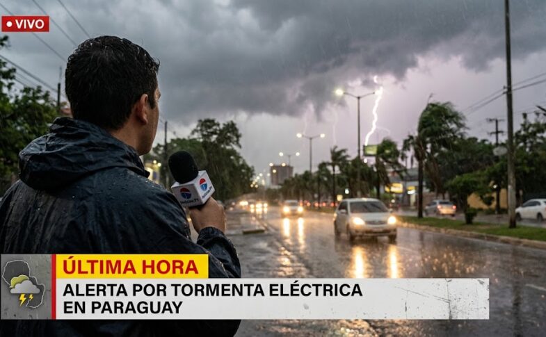tormenta eléctrica PARAGUAY.