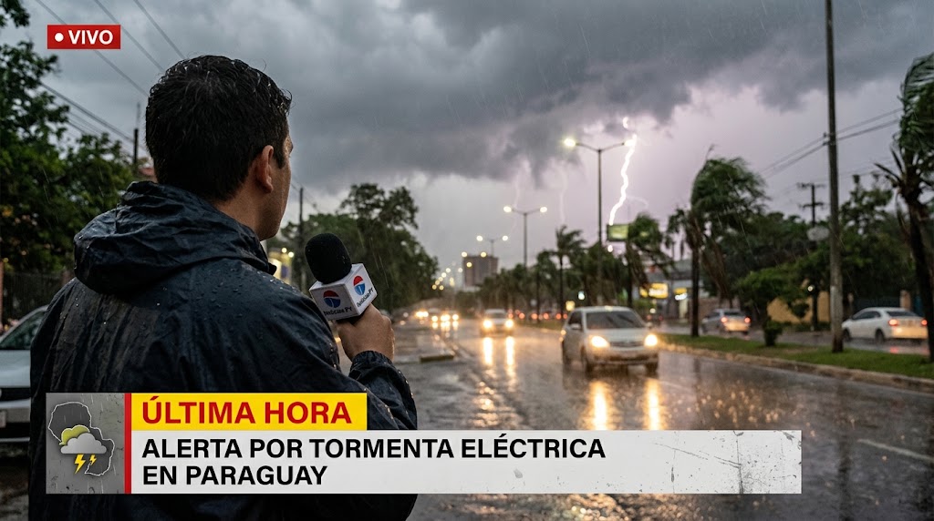 tormenta eléctrica PARAGUAY.